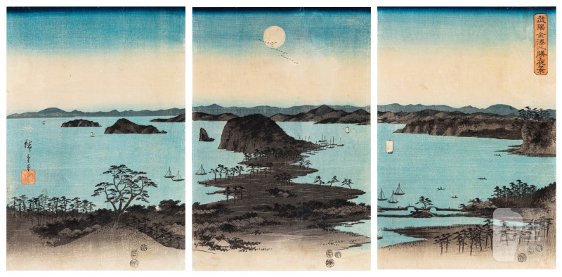 Utagawa Hiroshige (1797-1858) | Eight Views of Kanazawa at Night (Buyo Kanazawa hassho yakei) | Edo period, 19th century